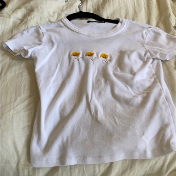 Brandy Melville Tops - brandy melville flower shirt <3